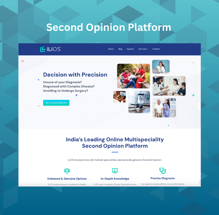  Ilios Health – Second Opinion Web & Mobile Platform