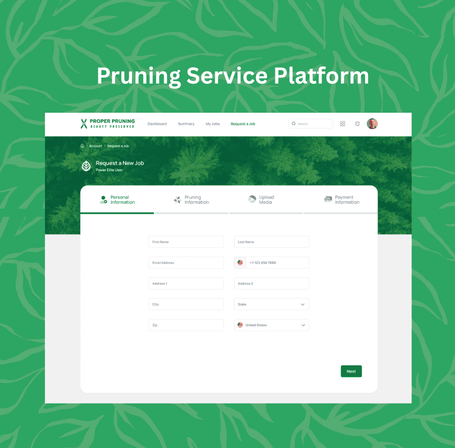 Proper Pruning – Web & Mobile App + Jobber Integration