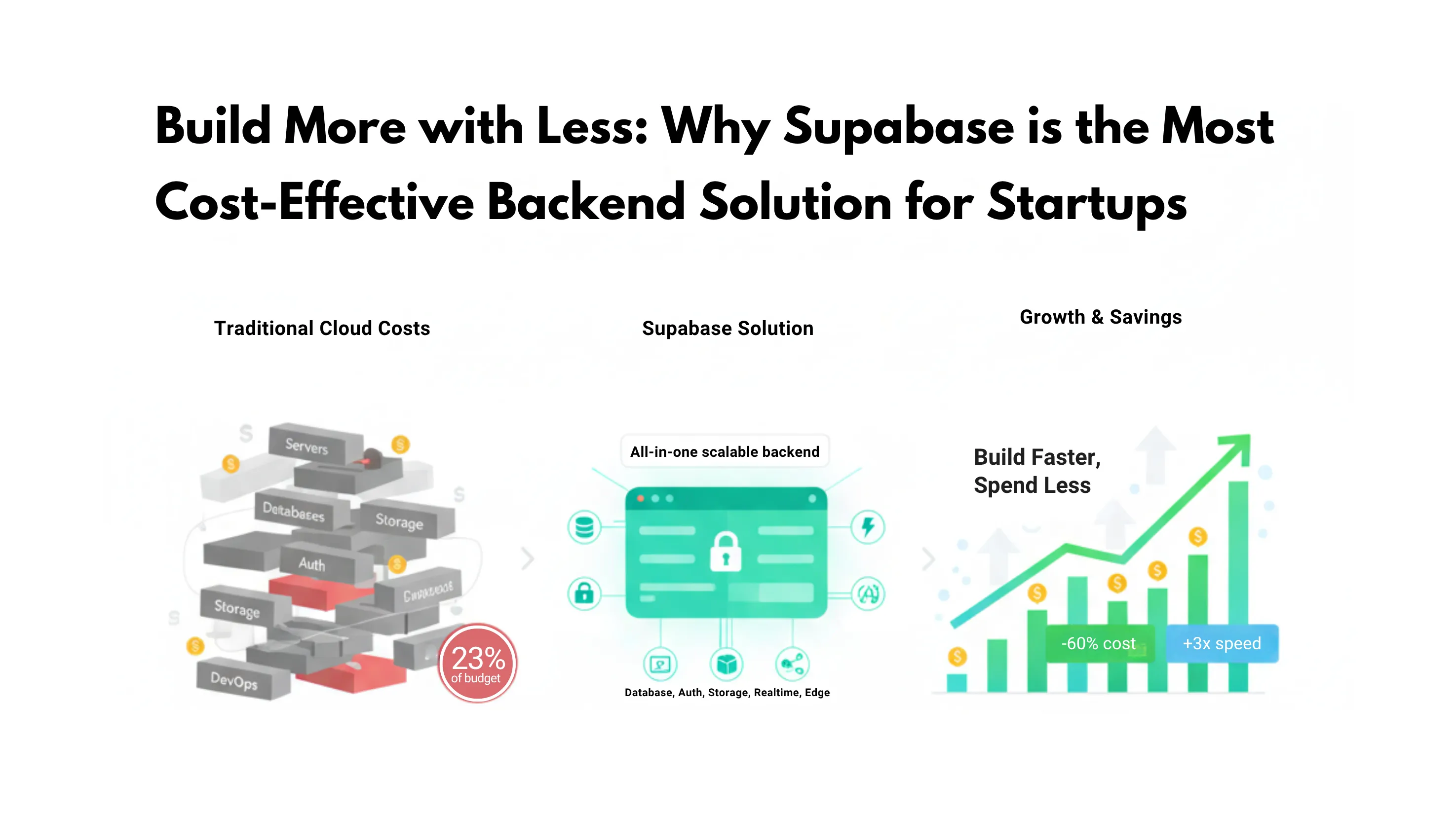 Build More with Less: Why Supabase is the Most Cost-Effective Backend Solution for Startups