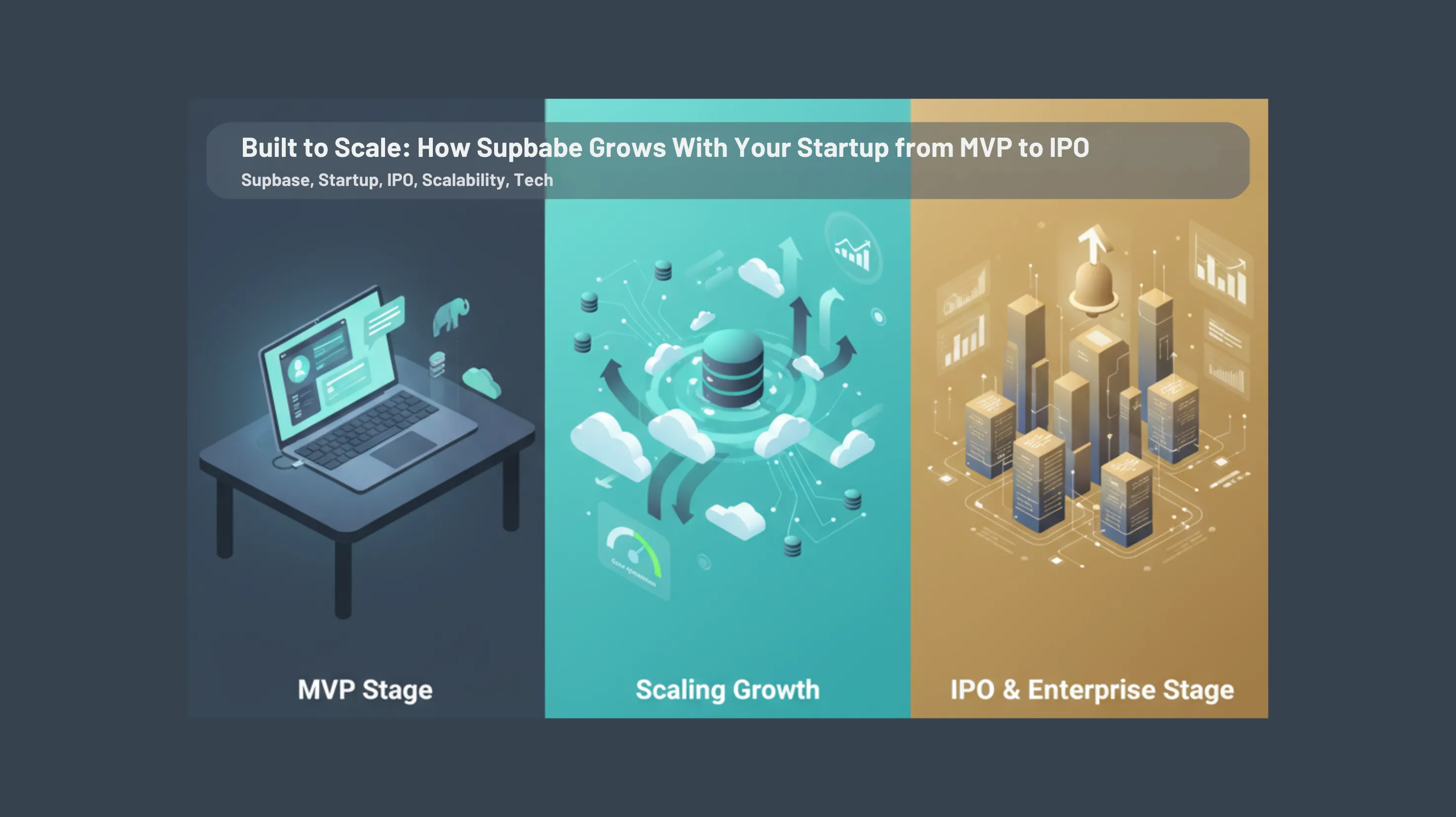 Built to Scale: How Supabase Grows with Your Startup from MVP
to IPO