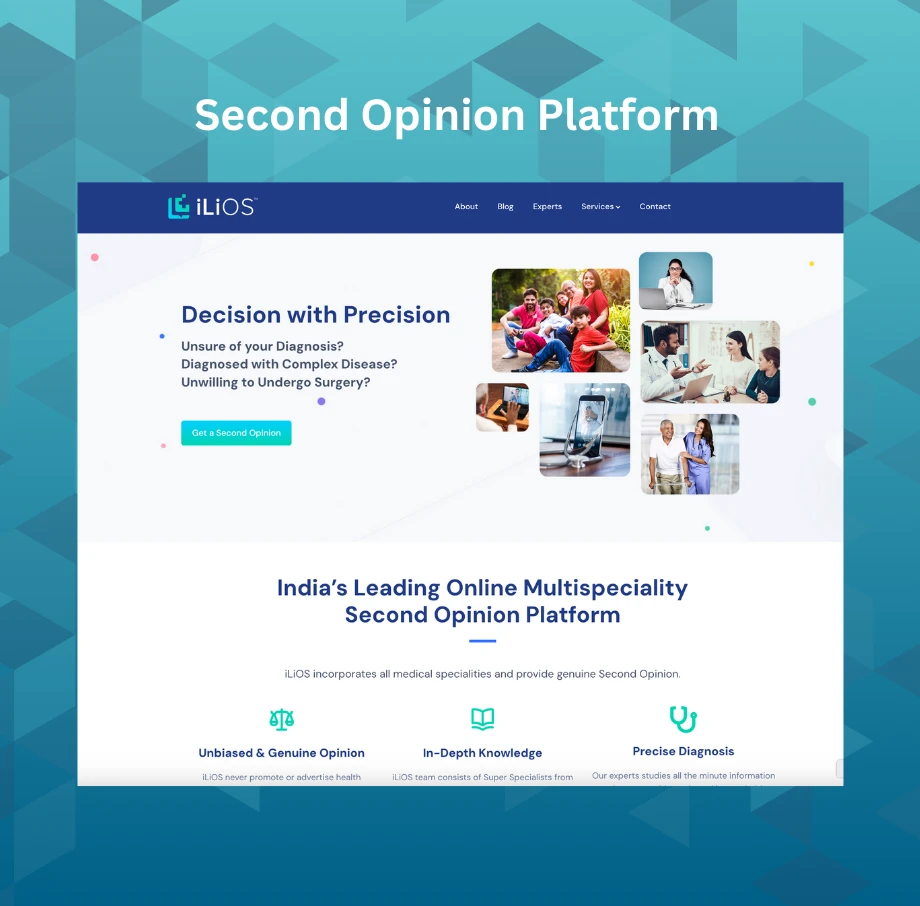 Ilios Health - Second Opinion Web & Mobile Platform