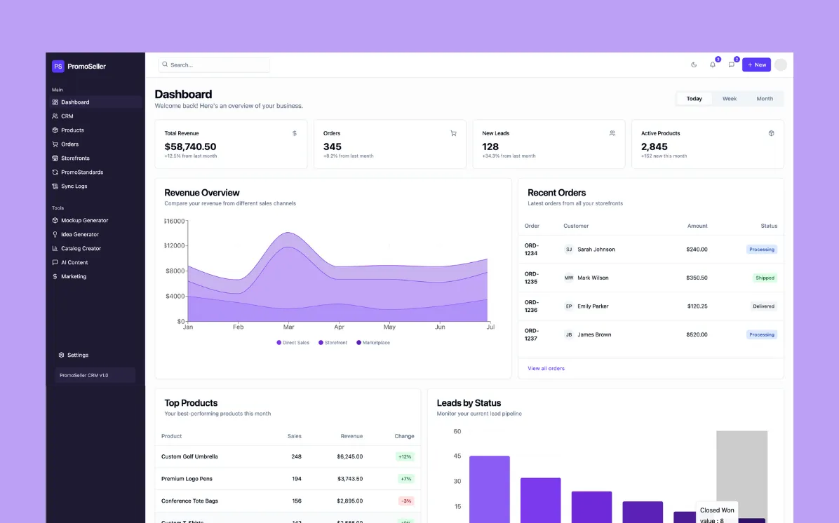 Promo AI - AI Powered CRM for Promo Distributors