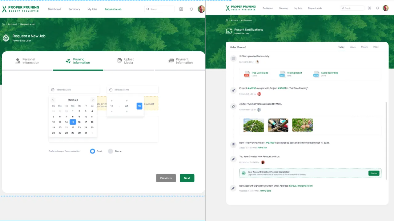 Staff Mobile App - After